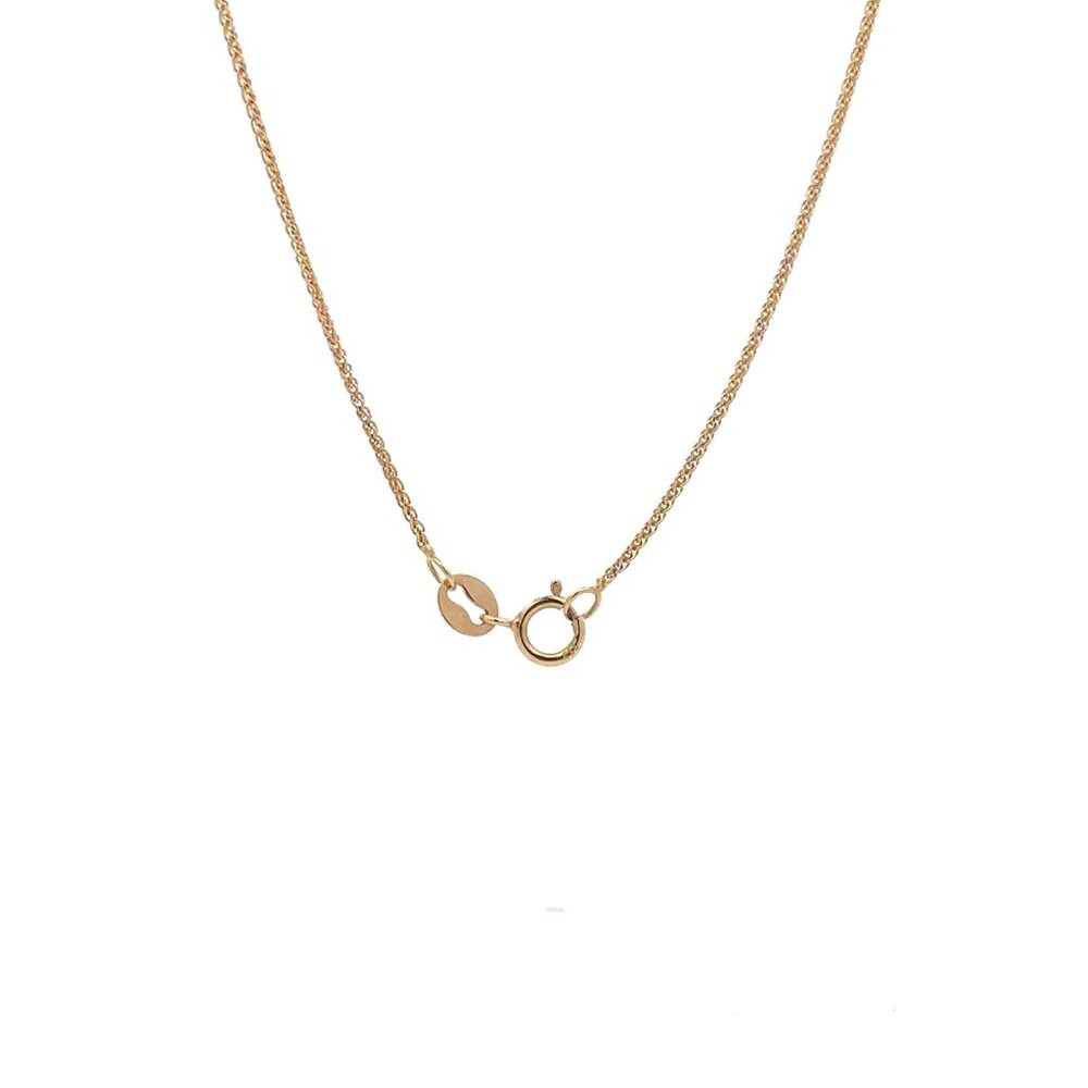 18K Gold Necklace Chain 17.75 inches Pendant Dollar Sign 2.43 grams - Picture 5 of 5